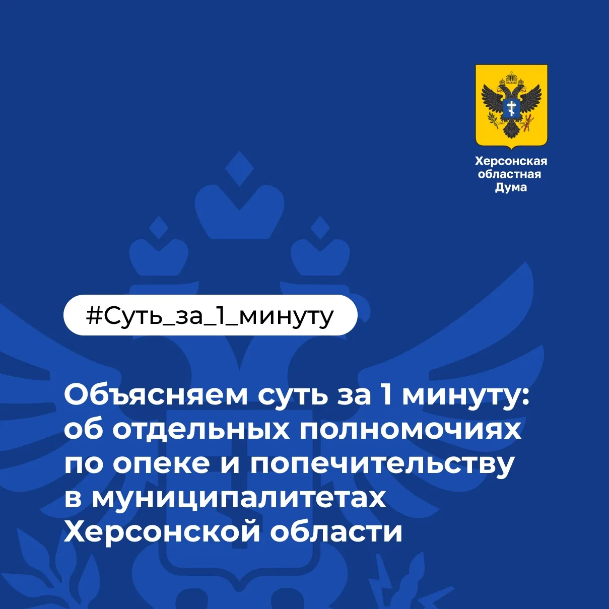 💡 Объясняем суть за 1 минуту: об отдельных полномочиях по опеке и попечительству в мун...