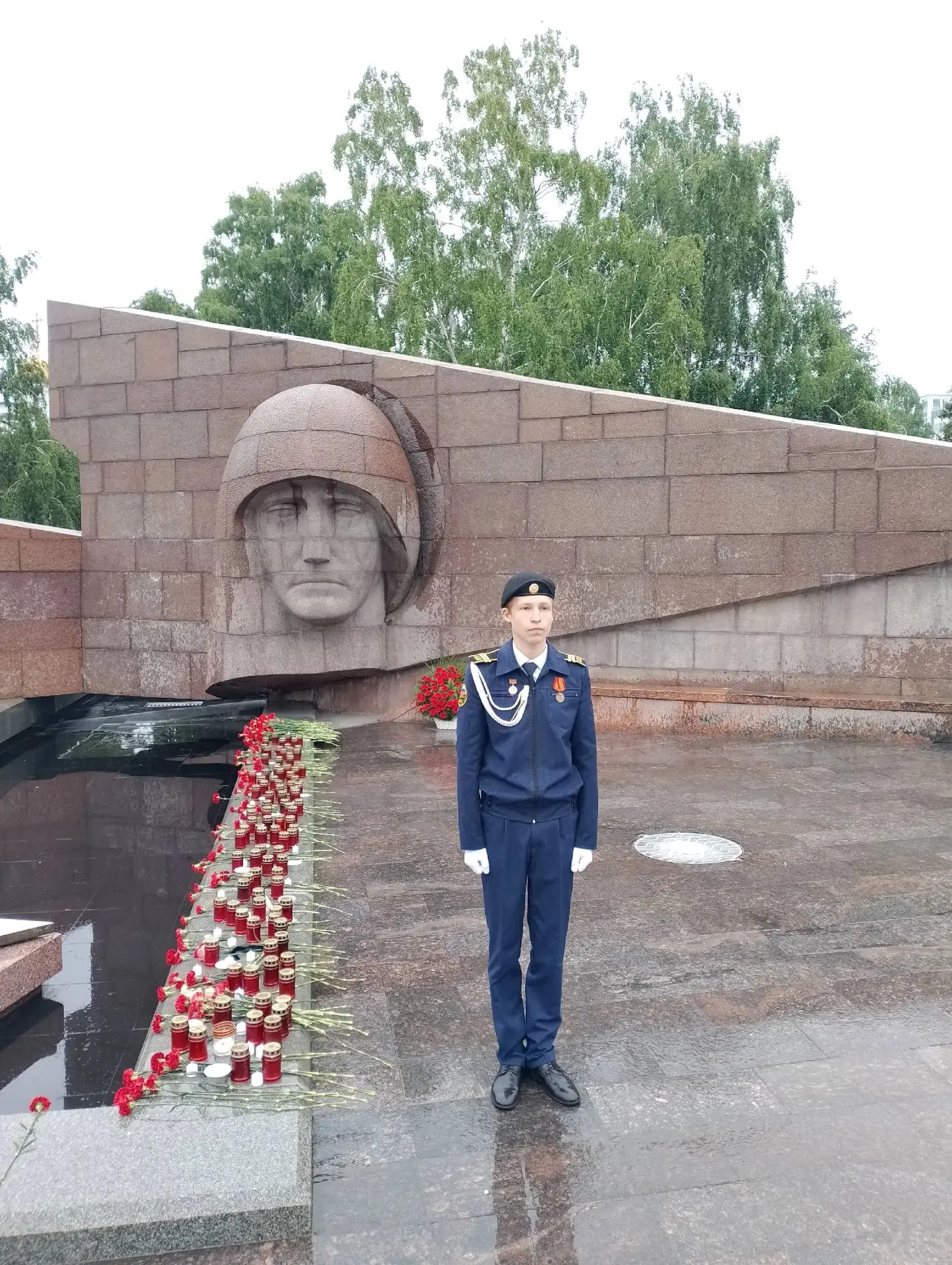Сегодня наши кадеты отдали дань Памяти.
