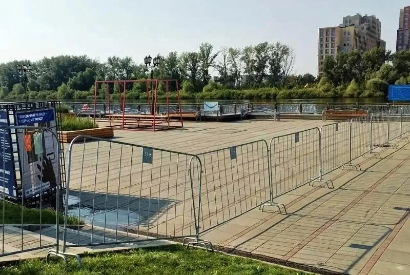 ⚠️Второй ярус набережной закрыли из-за подъёма Туры