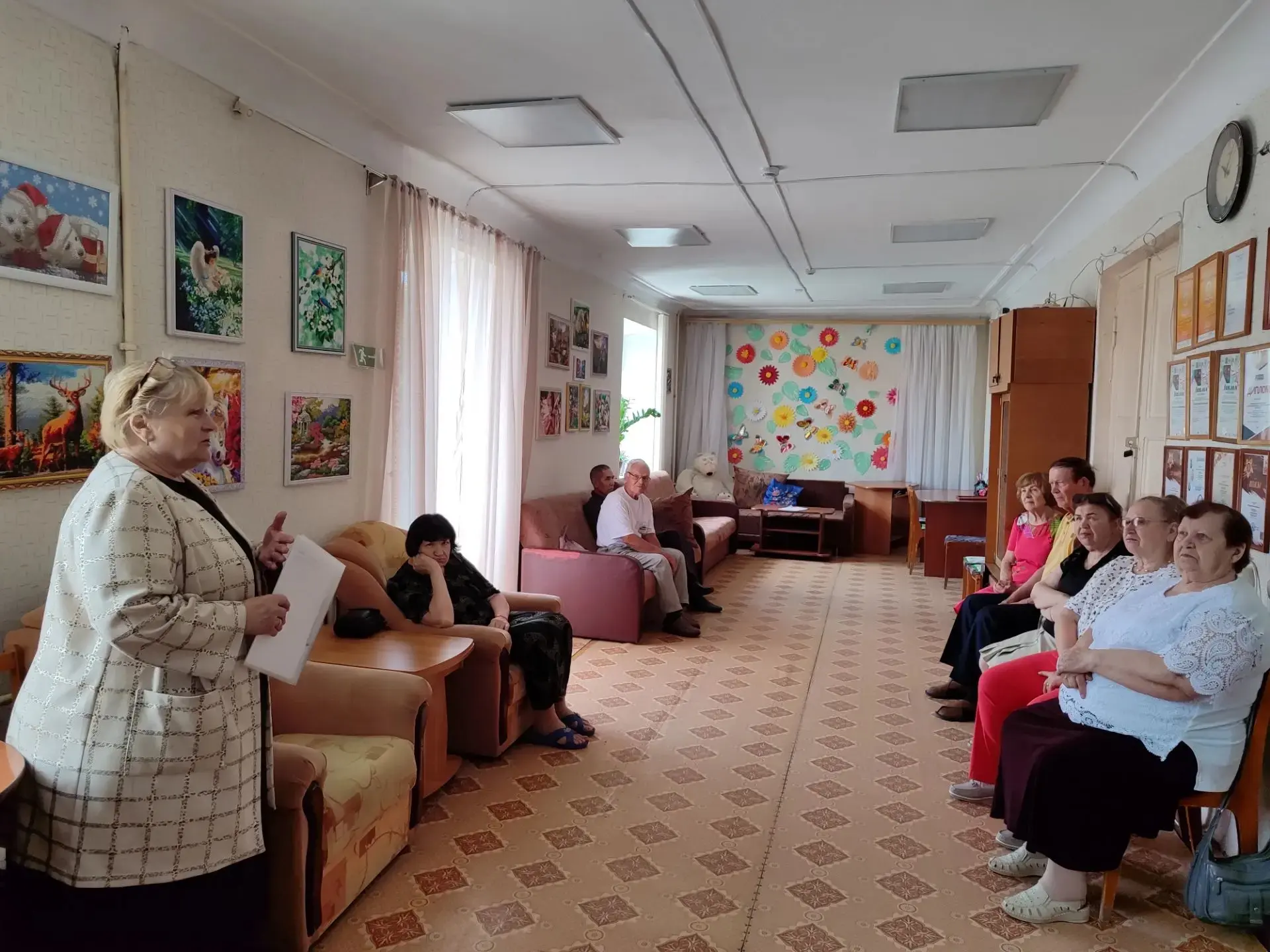Финансовая грамотность для лиц пожилого возраста.   

В отделении дневного пребывания граждан пожило