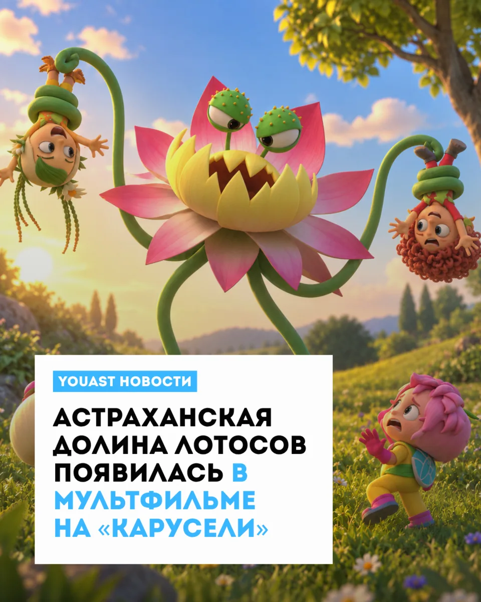 Герои «Команды Флоры» отправились спасать астраханские лотосы