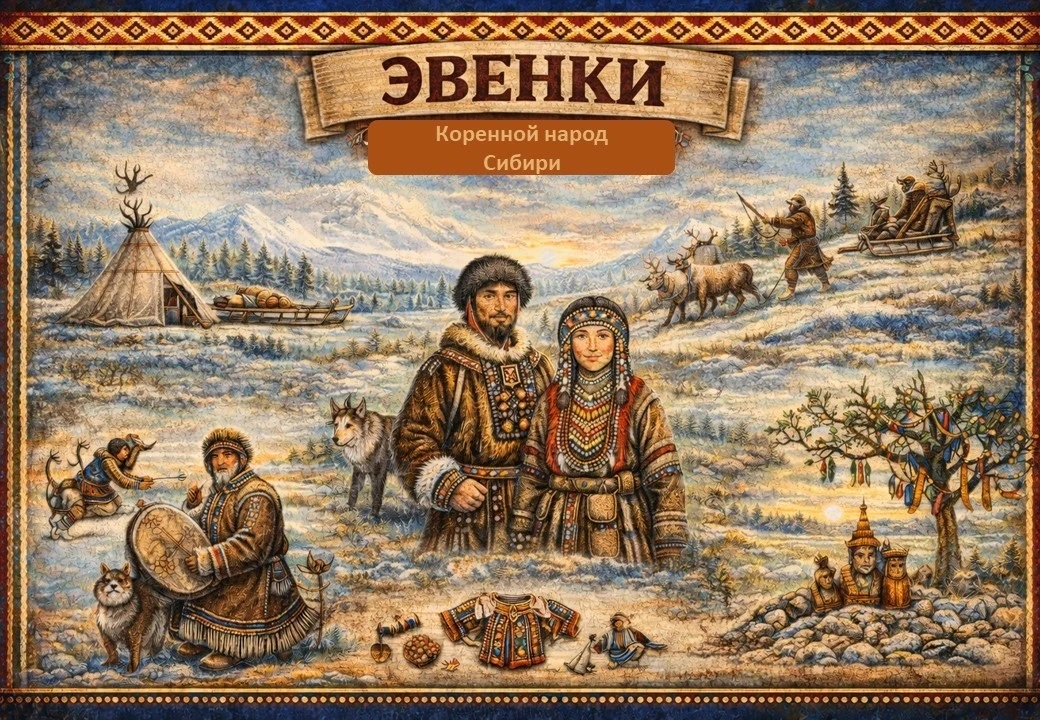 📅 ДЕНЬ 3. ЭТНО-ЛАБОРАТОРИЯ: В ГОСТЯХ У ЭВЕНКОВ  Продолжаем наше путешествие! Вчера мы гостили у ненц