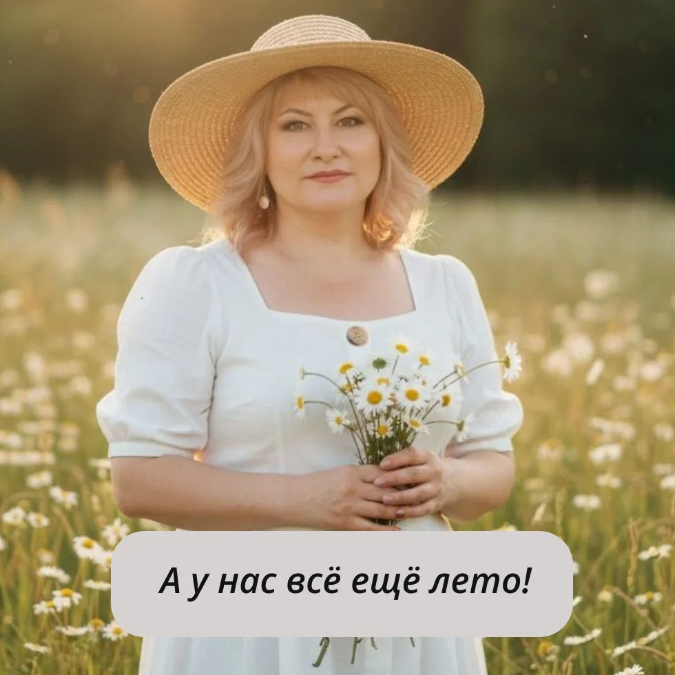 И даже то, что сегодня понедельник, не отменяет того, что у нас ВСЁ ЕЩЁ ЛЕТО!