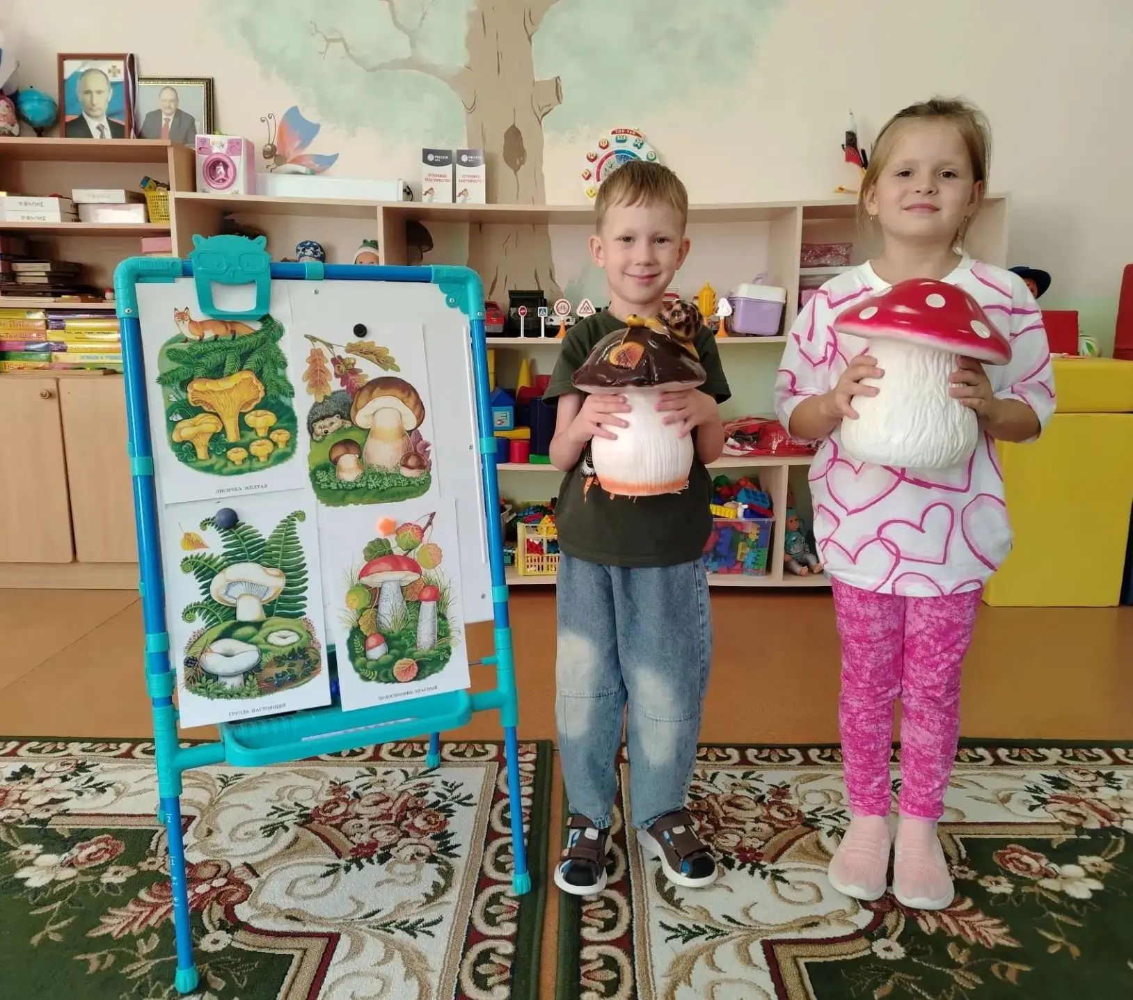 🌟Сегодня воспитанники детского сада отметили "День белого гриба ".🍄‍🟫🍄‍🟫🍄‍🟫