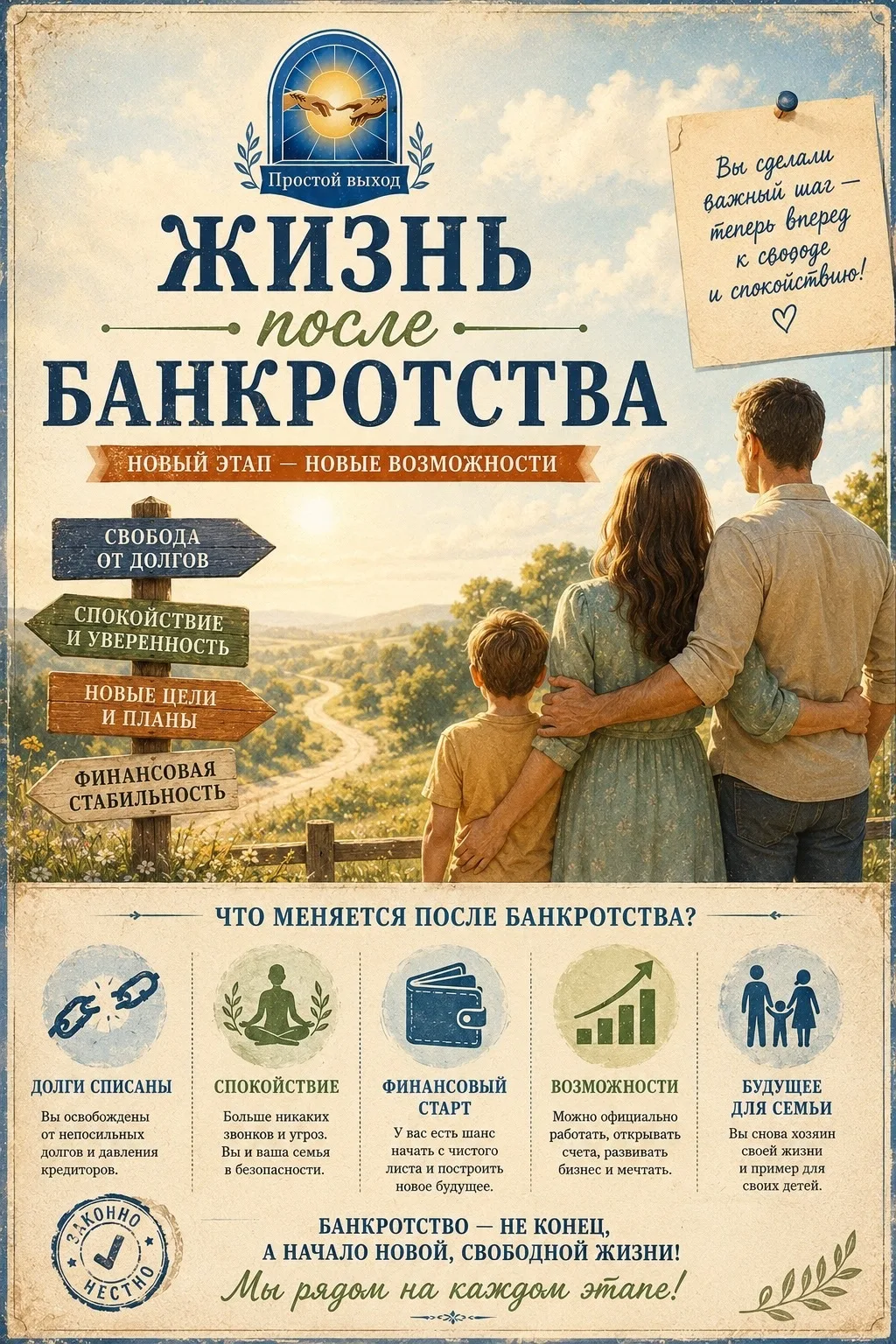 🛡️ После банкротства жизнь не заканчивается. Но правила меняются