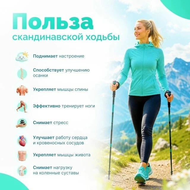 Скандинавская ходьба: спорт или прогулка?