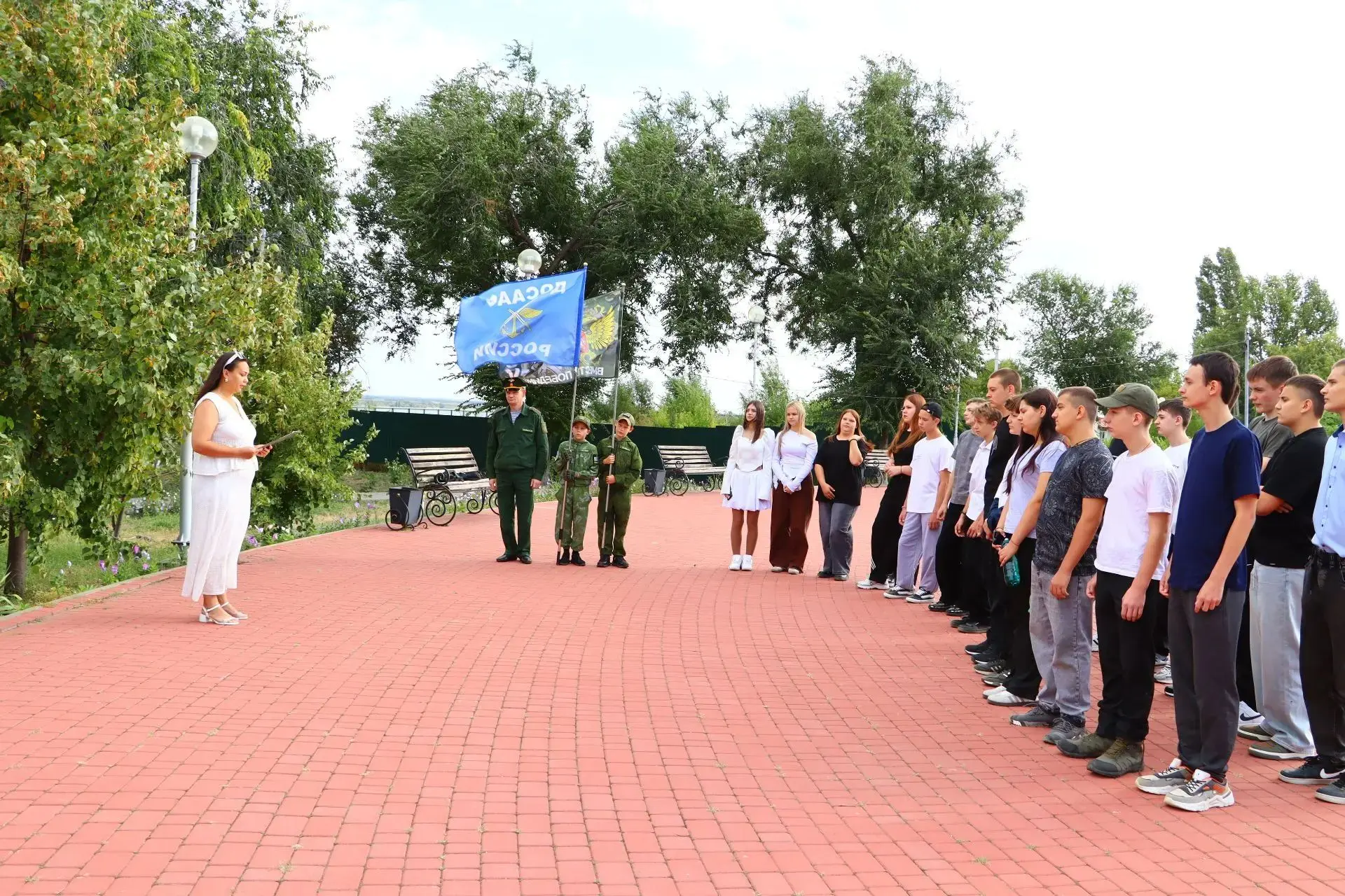 Память сквозь время: акция «Капля жизни» в парке г.Серафимович