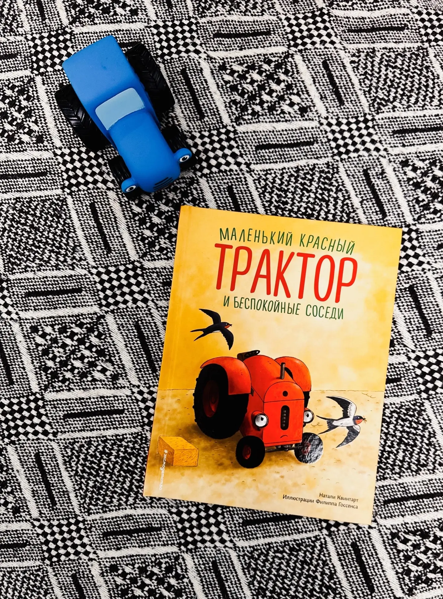 Натали Квинт «Маленький красный трактор и беспокойный соседи»
📖 32 стр
Издательство «Эксмодетство»
