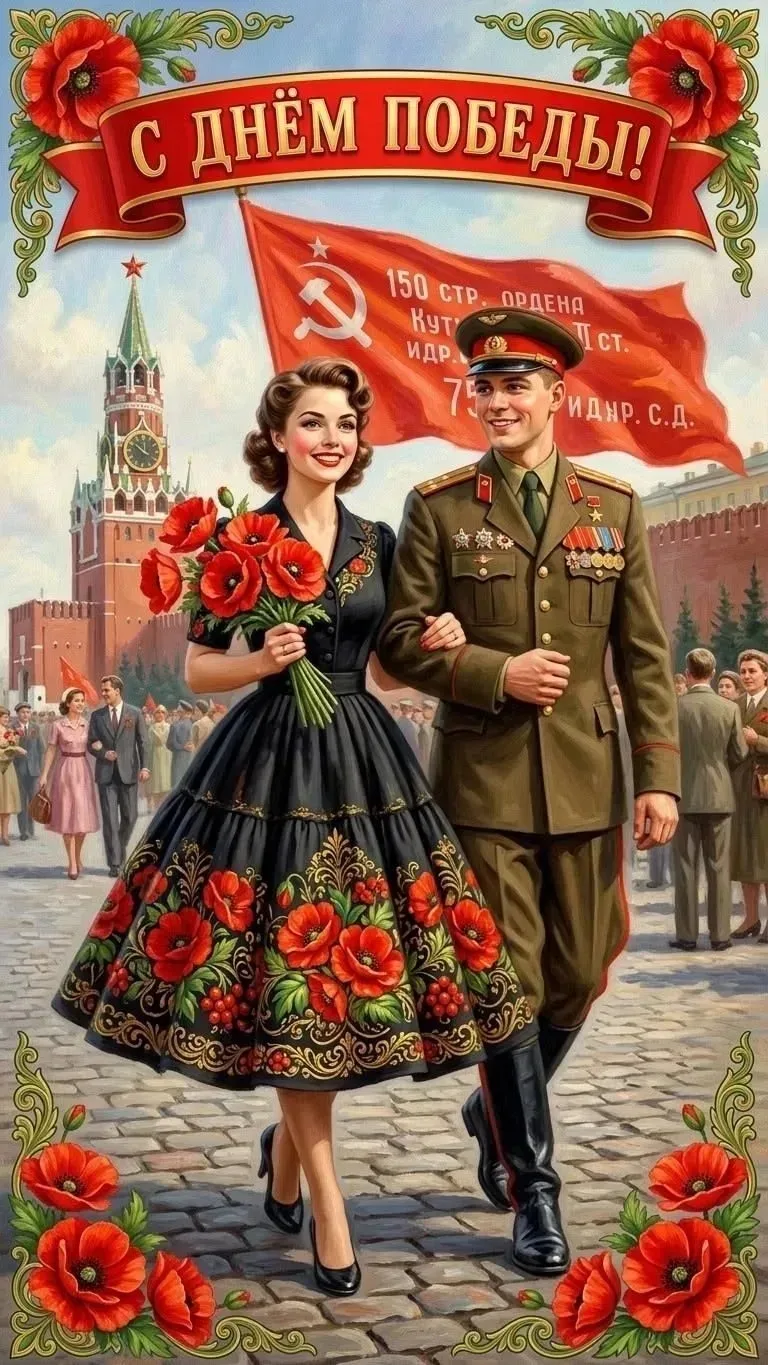 С Днём Победы!

🎖️ 9 мая — это день, когда мы с гордостью и благодарностью вспоминаем великий подви