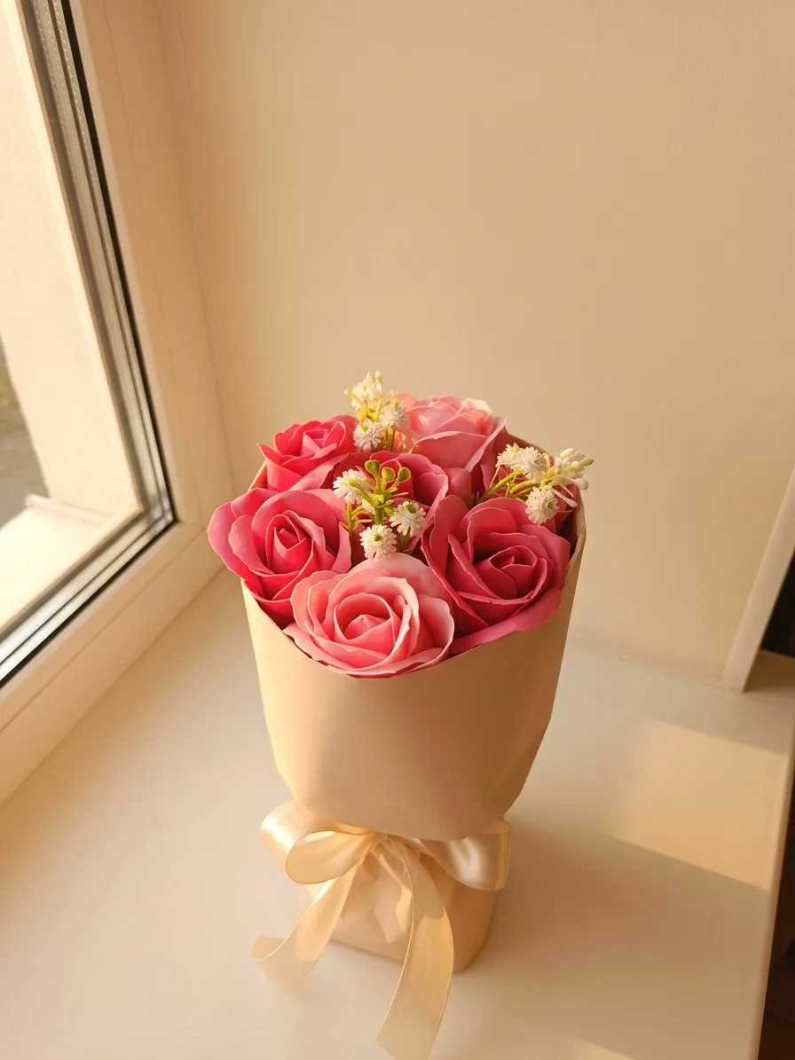 🌸 Нежный букетик в шляпной коробке — готовый подарок 🎁