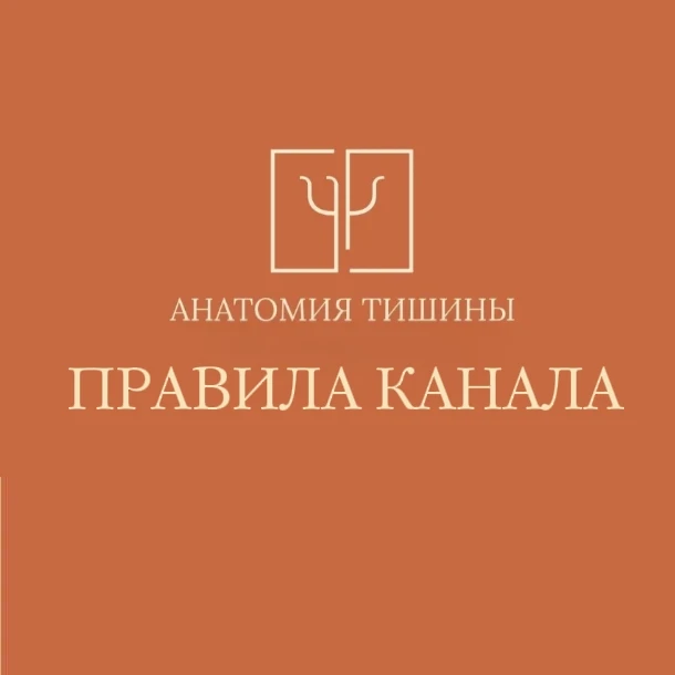 📜 Правила канала «Анатомия Тишины»