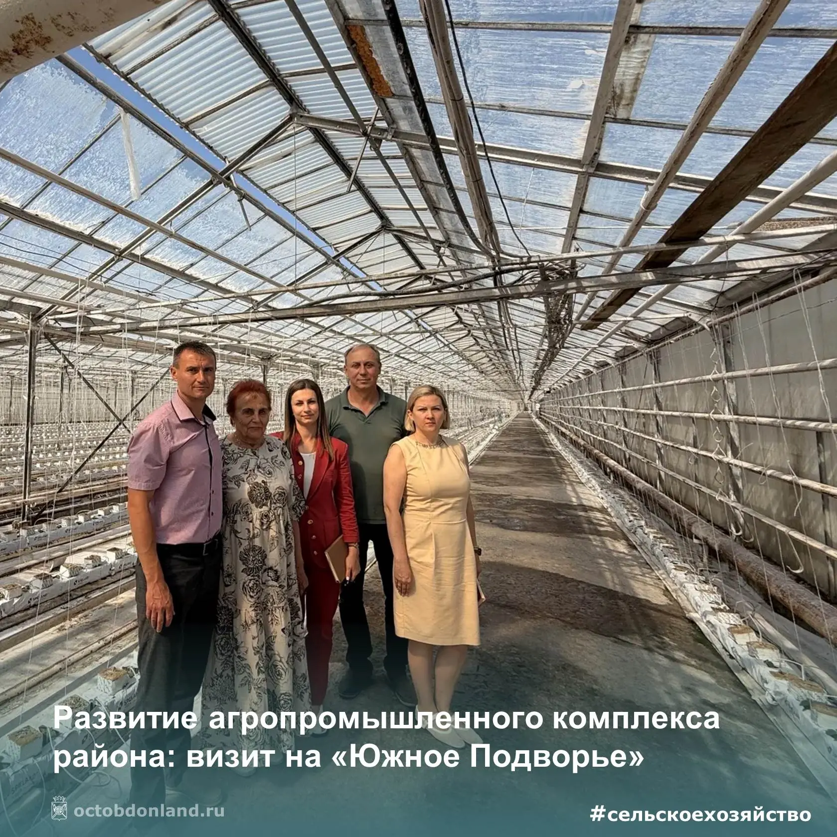 🥒 Октябрьский район: высокие технологии в тепличном производстве