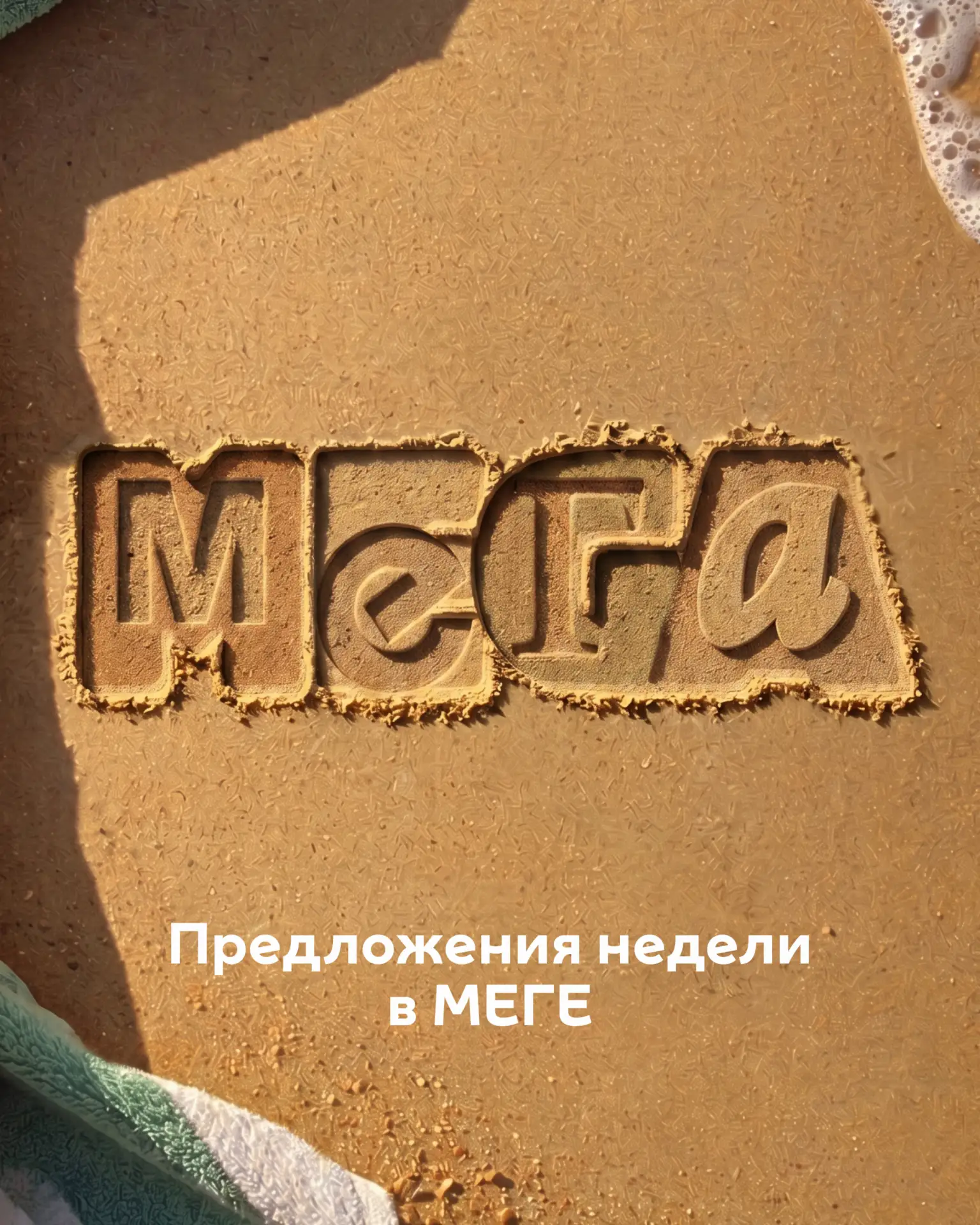 ☀️ Предложения недели в МЕГЕ.

Лето уже стучится в двери, и МЕГА встречает его с особым настроением 