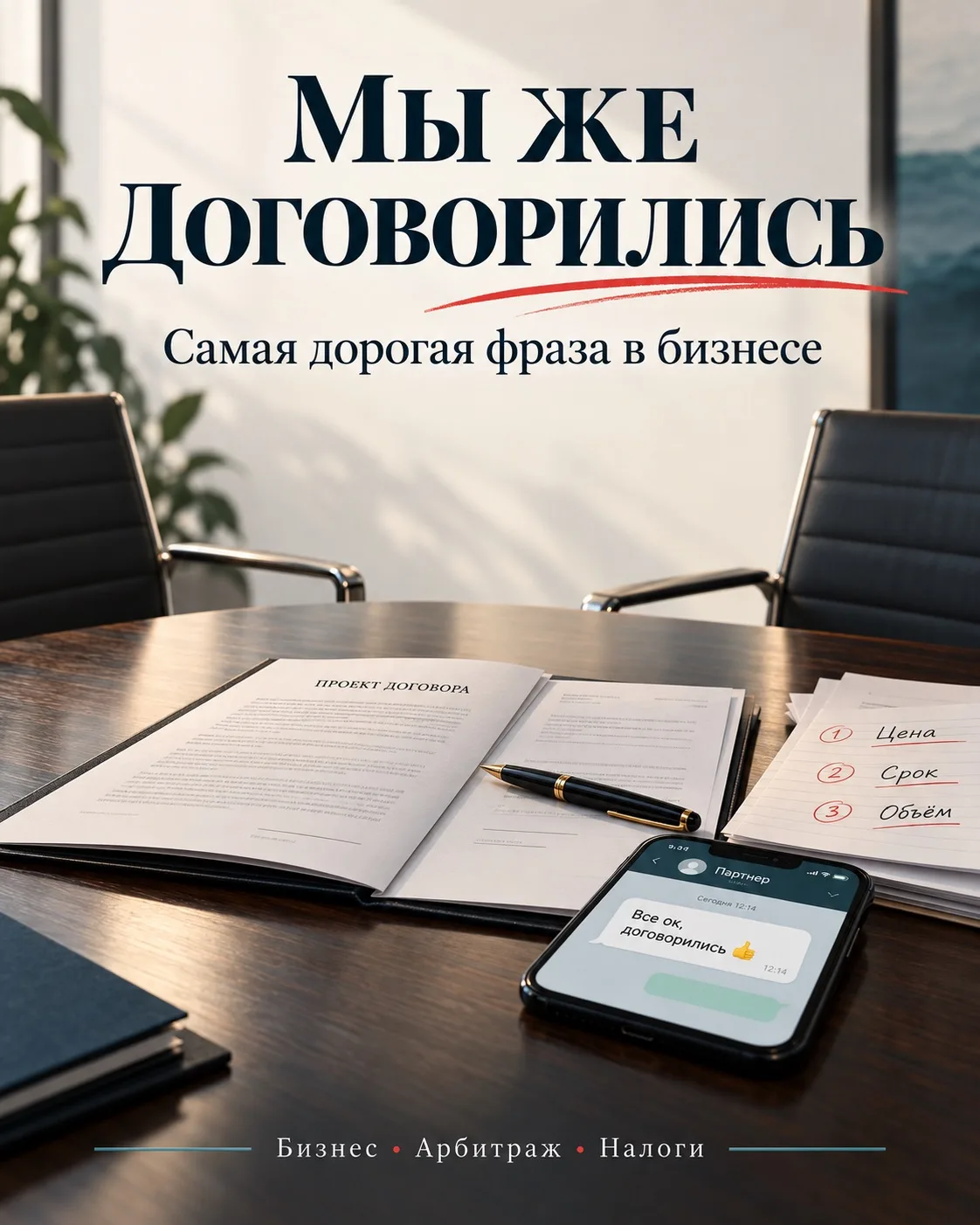 Самая дорогая фраза в бизнесе: «Мы же договорились»