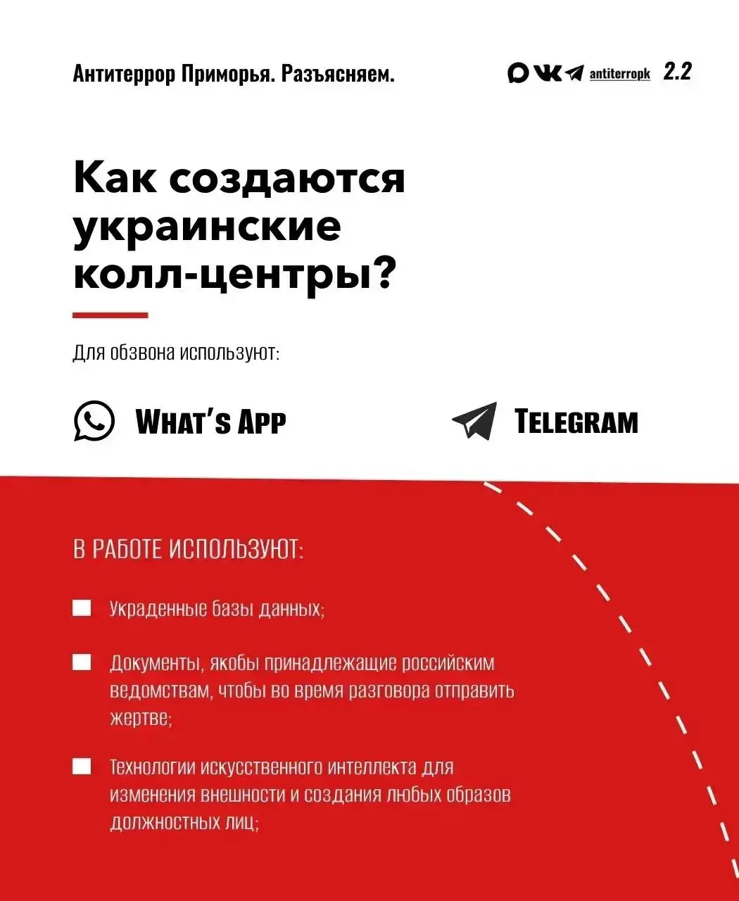 🇷🇺 ФСБ не звонит. ФСБ приходит.
Родина в опасности, если враг с тобой на связи!

Что нужно знать к