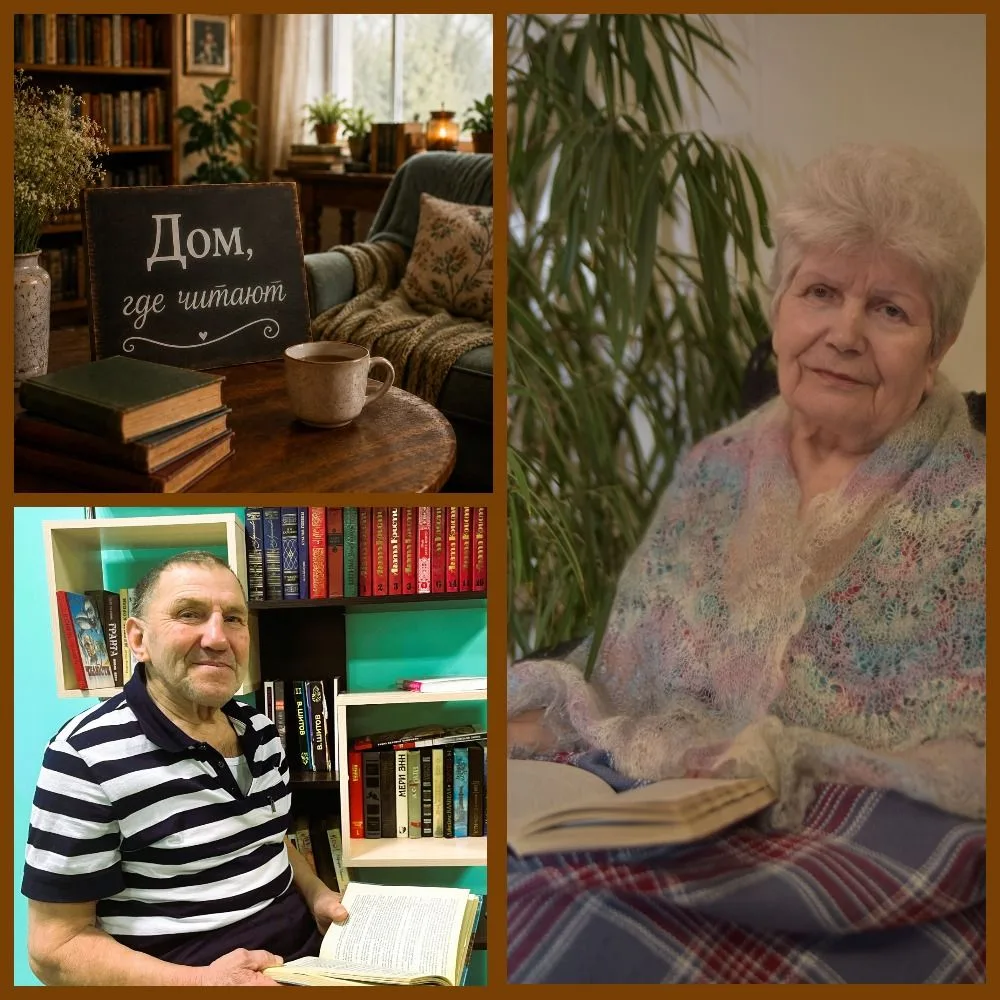 📚 Дом, где читают.

Знаете ли вы, что чтение — один из самых полезных видов
досуга в пожилом возрас