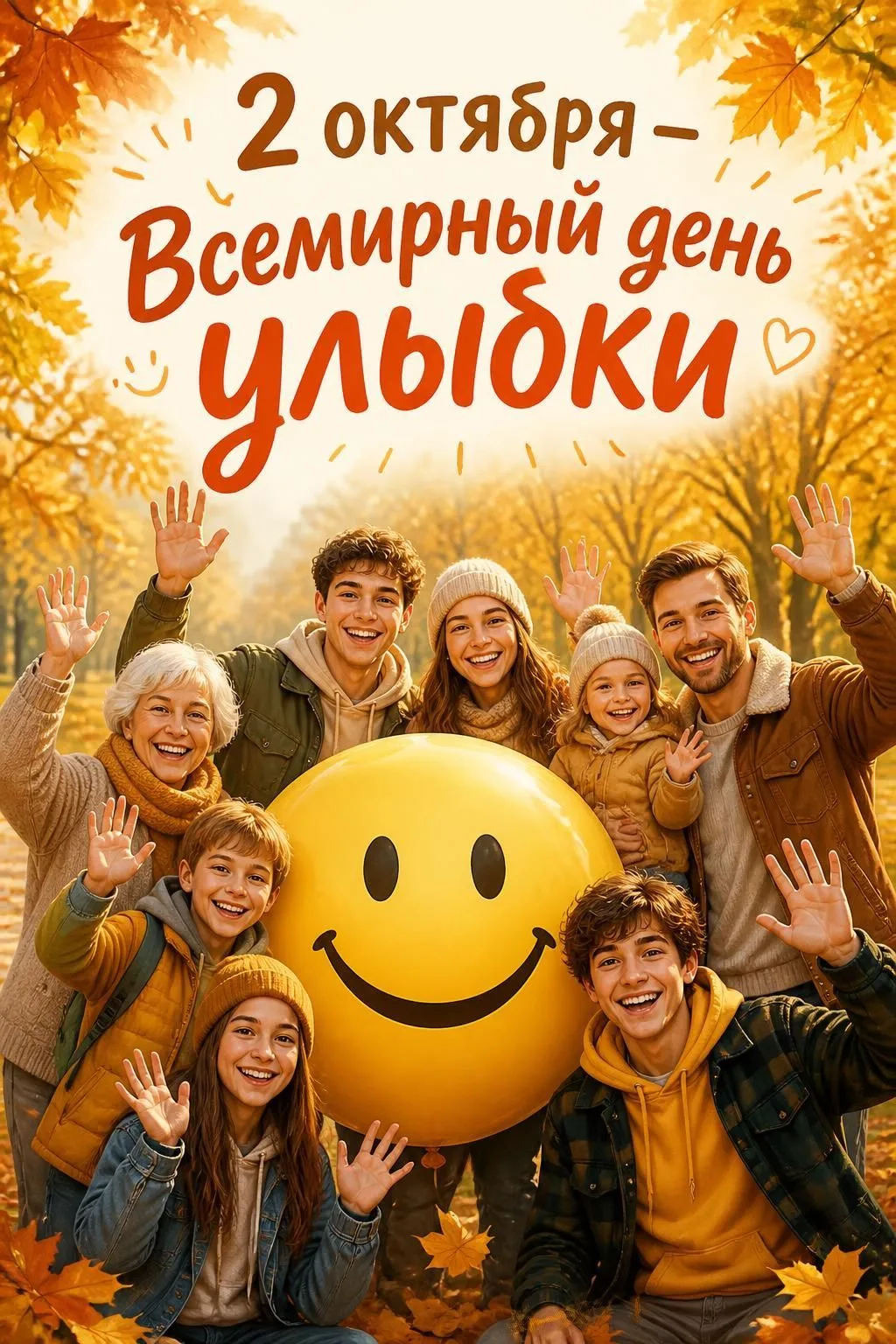 😊 2 октября — Всемирный день улыбки: праздник, который придумал художник
