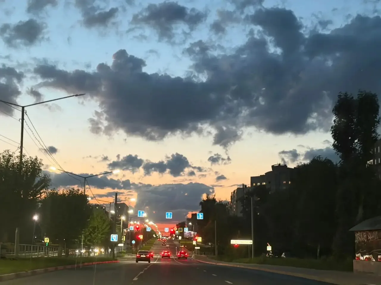 Красивый закат 😍