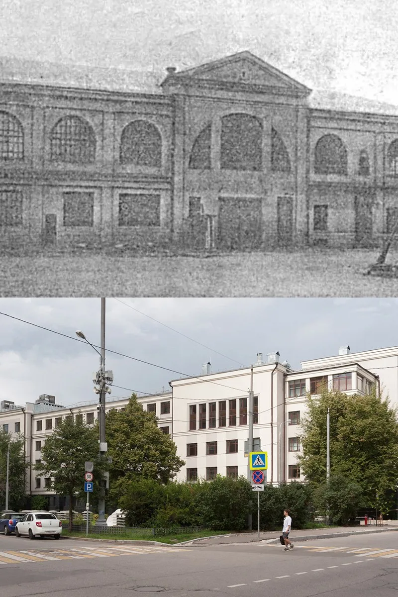 📍Улица Чаянова, дом 11с1.   1921/2025 год.  💡На верхнем фото Авторемонтный завод Наркомпрода Первое 