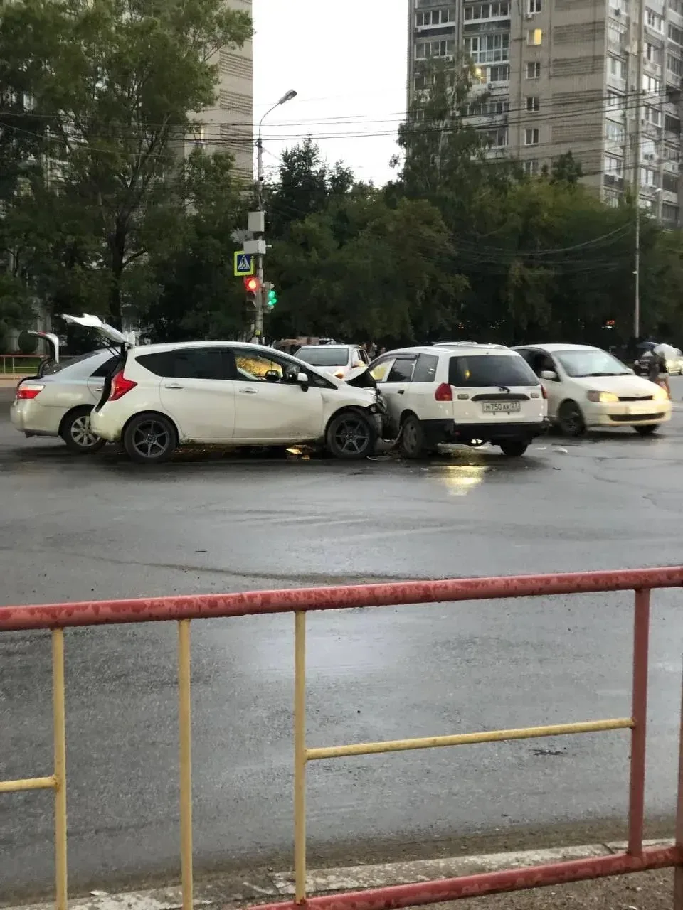 ДТП на ТЦ Эвр на Суворова