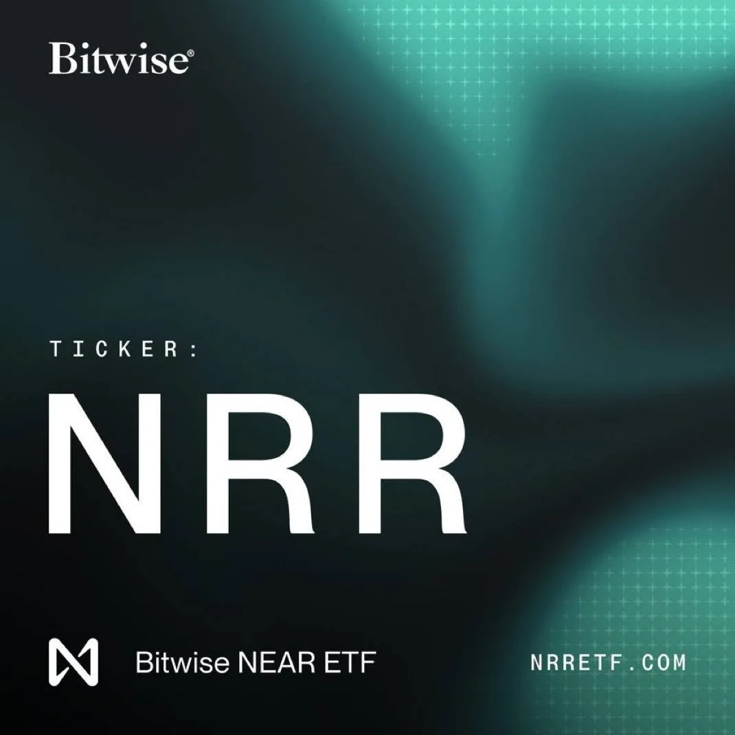 Сегодня пройдет листинг NEAR ETF от Bitwise.