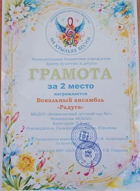 13 марта прошел районный конкурс детского творчества "НА КРЫЛЬЯХ ВЕСНЫ" 🌺🌸🌷