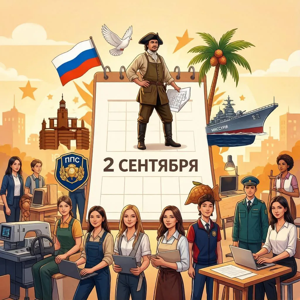 2 сентября: от гвардии Петра I до поиска талантов 🎖️🌏