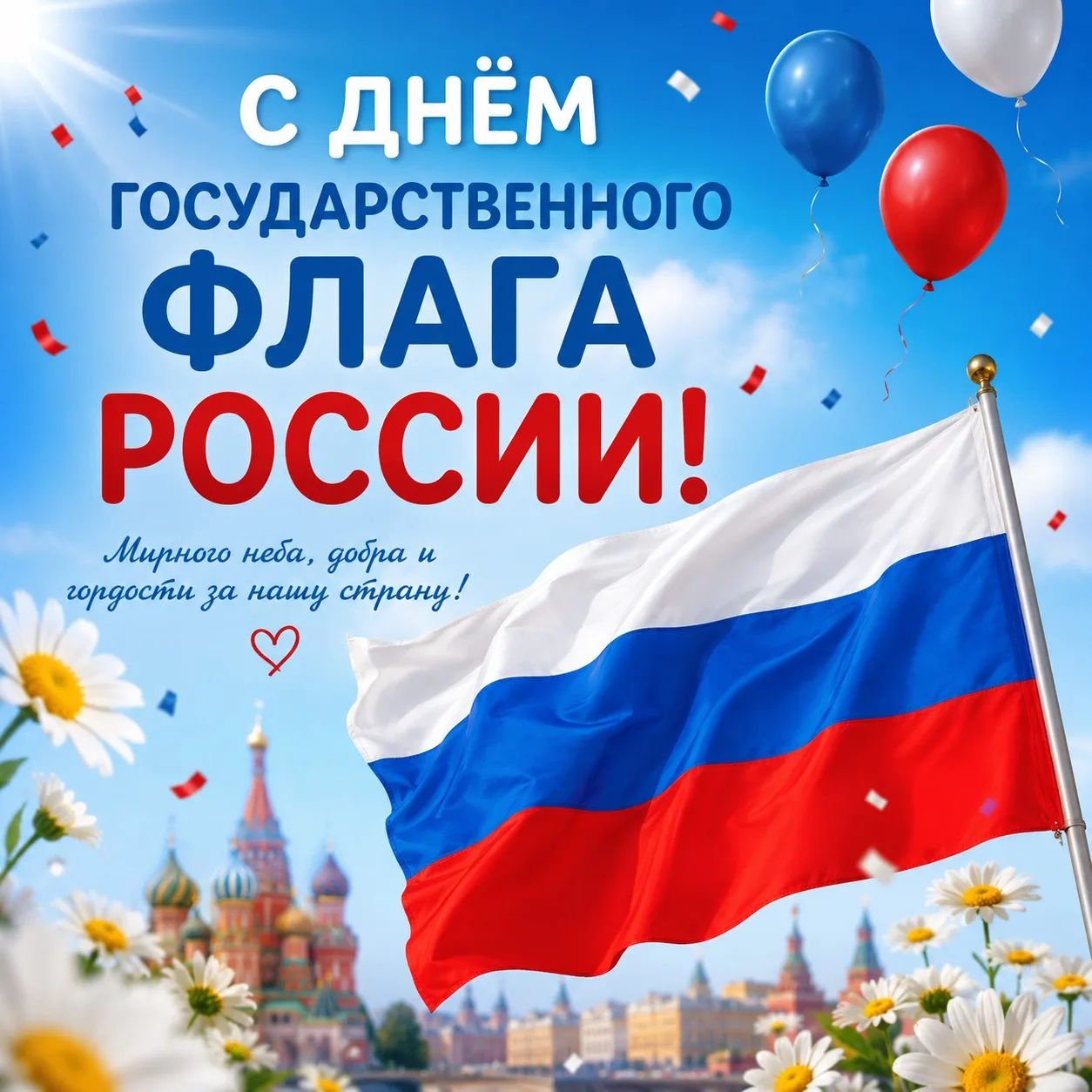 🇷🇺 С Днём Государственного флага Российской Федерации!