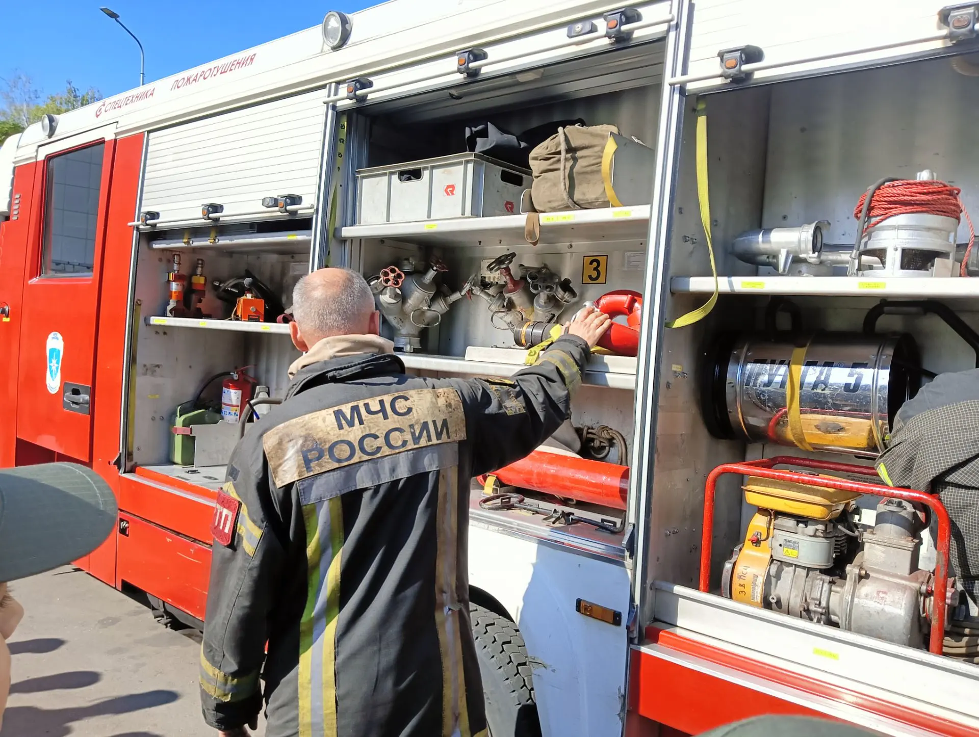 👨‍🚒 Сотрудники Ногинского пожарно-спасательного гарнизона провели масштабные пожарно-...