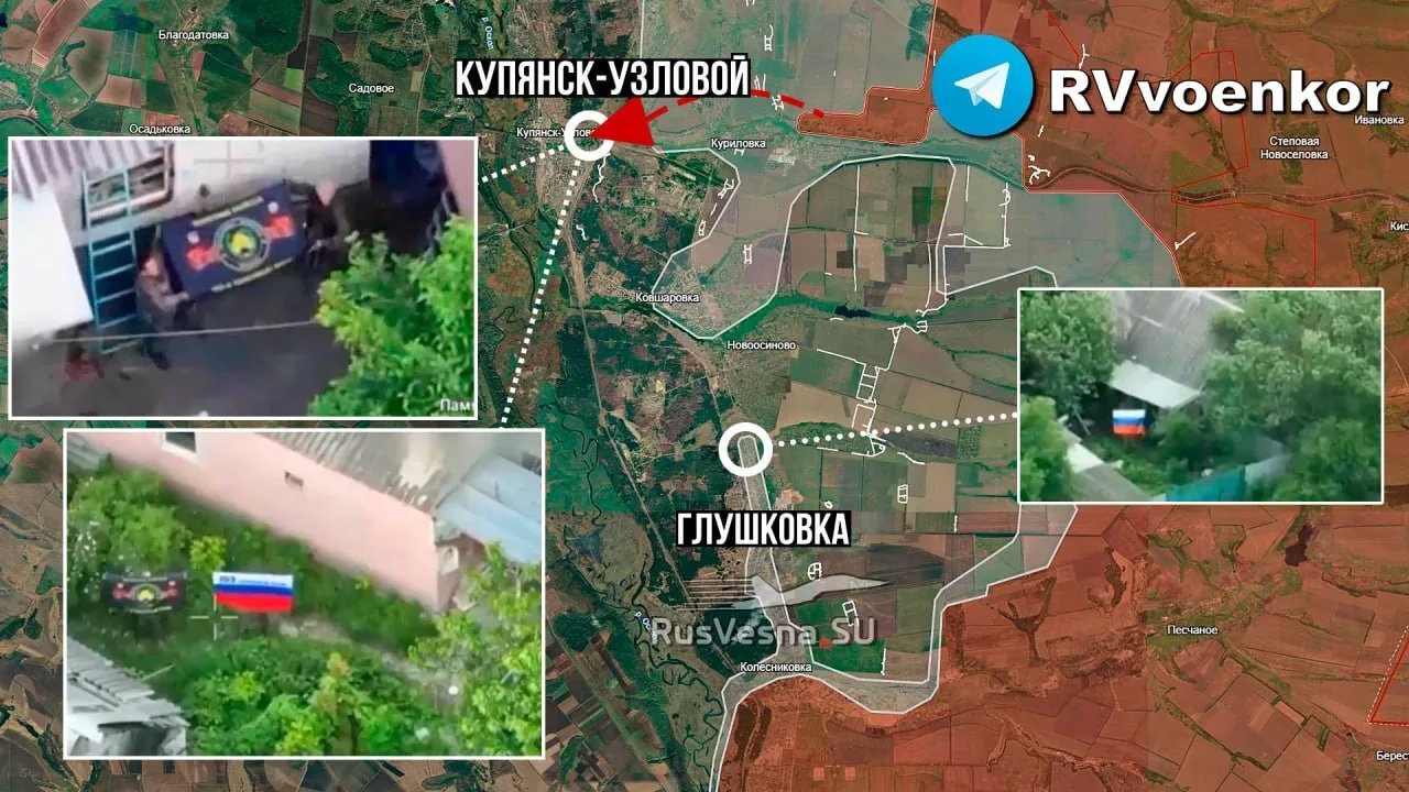 ‼️🇷🇺Армия России с флагами в Купянске-Узловом!

▪️Зеленский, украинские военные и пропагандисты ра