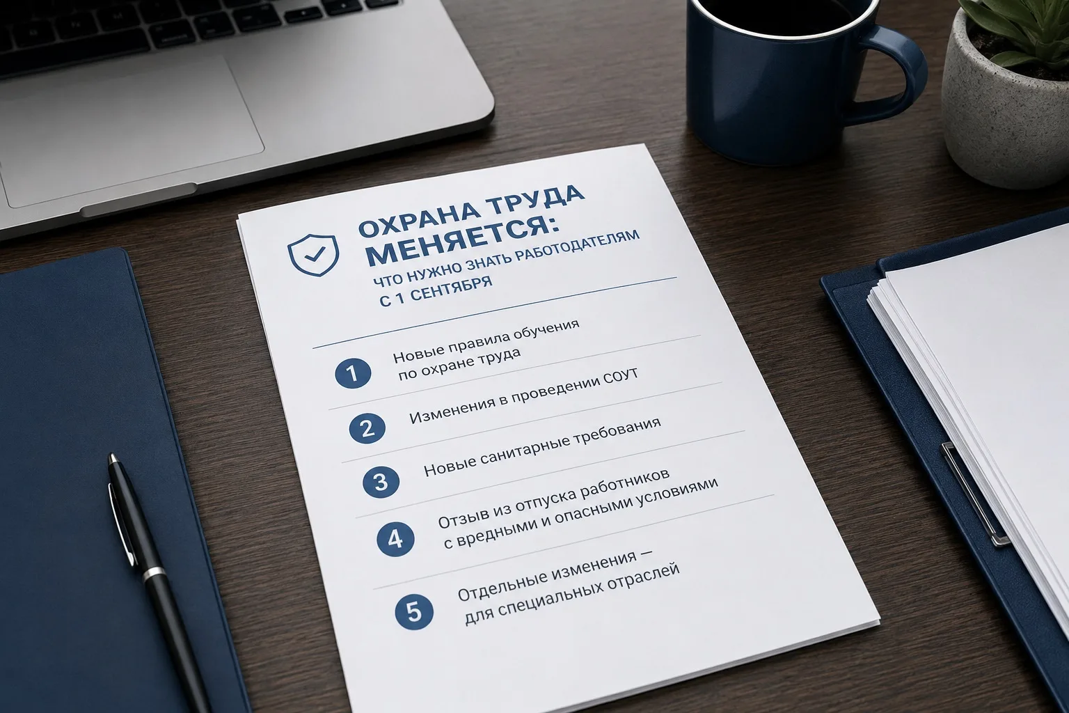 ⚠️ Охрана труда меняется: что нужно знать работодателям с 1 сентября