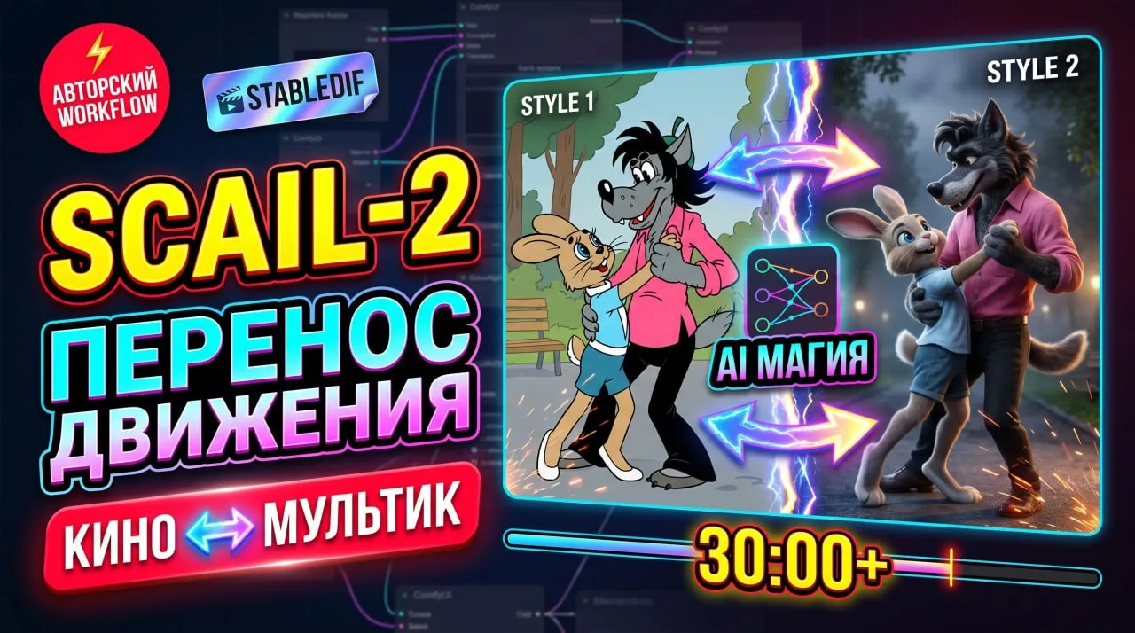 🎦 СМОТРЕТЬ НА YOUTUBE
🎦 СМОТРЕТЬ НА RUTUBE
🛠 Сегодня речь пойдет про обновленную технологию Scail