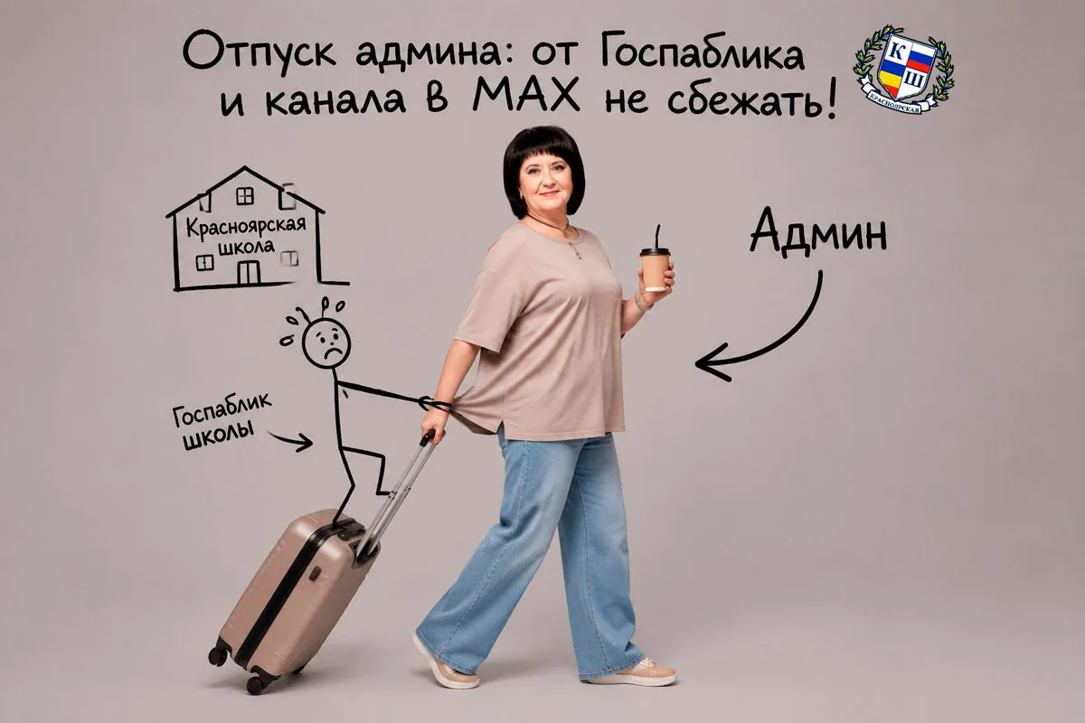 🌴 «Я в отпуске, но госпаблик школы и канал в МАХ не спят!» Суровая реальность... 😅

🧳 Знакомая ка