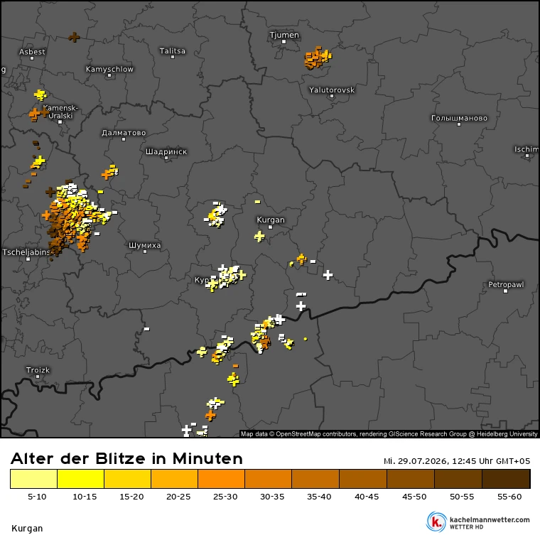 ⚡ Из-за жаркой и влажной погоды локальные грозовые очаги сейчас растут как на дрожжах. Поэтому до ко