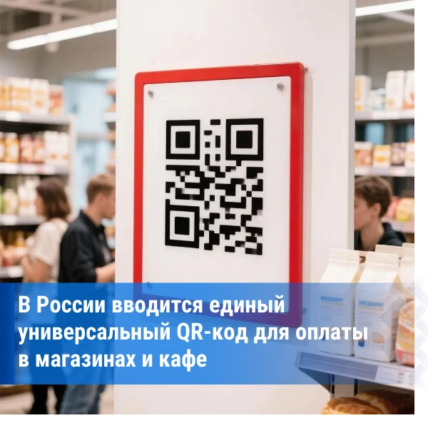 ⚡В России с 1 сентября появится универсальный QR-код для оплаты товаров

✍Универсальный QR-код для о