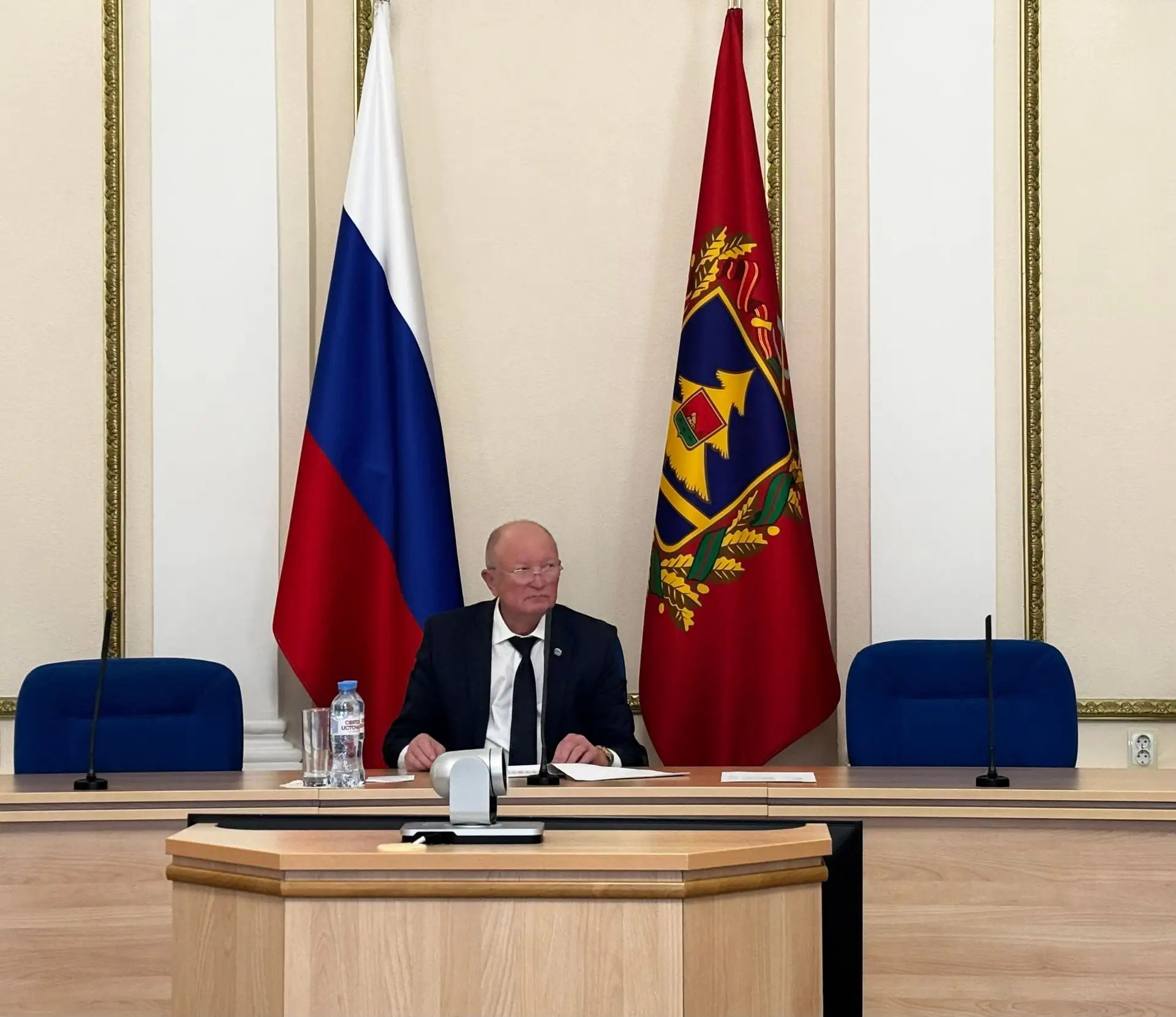 🌾🥔В Правительстве Брянской области в формате видеоконференцсвязи состоялось совещание...