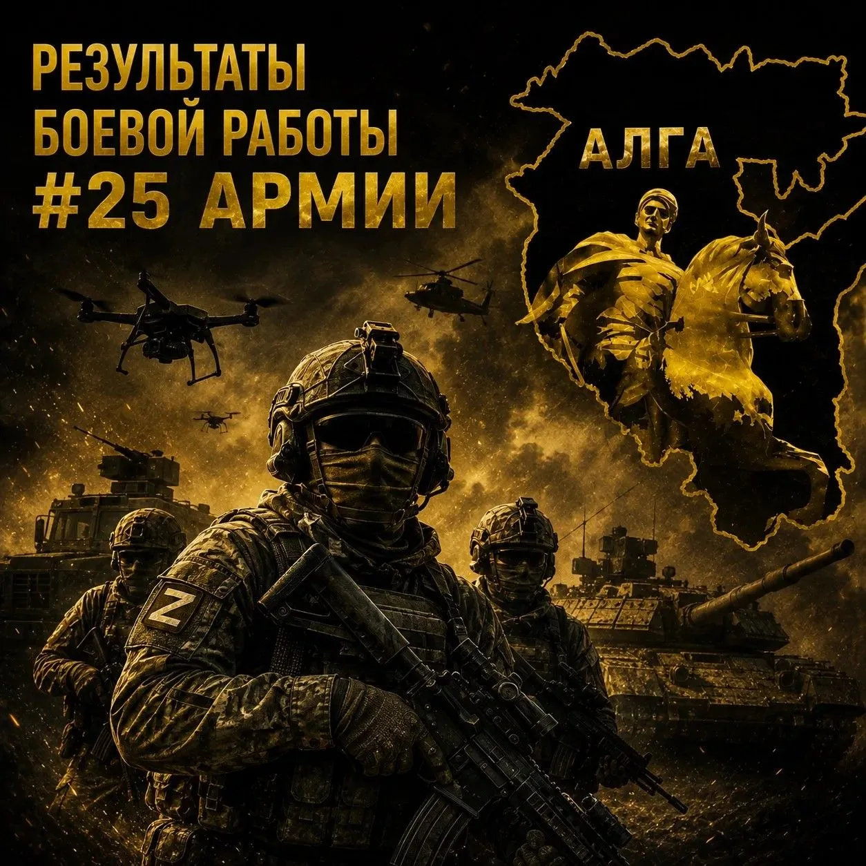 За прошедшие сутки войсками #25_армии уничтожено: