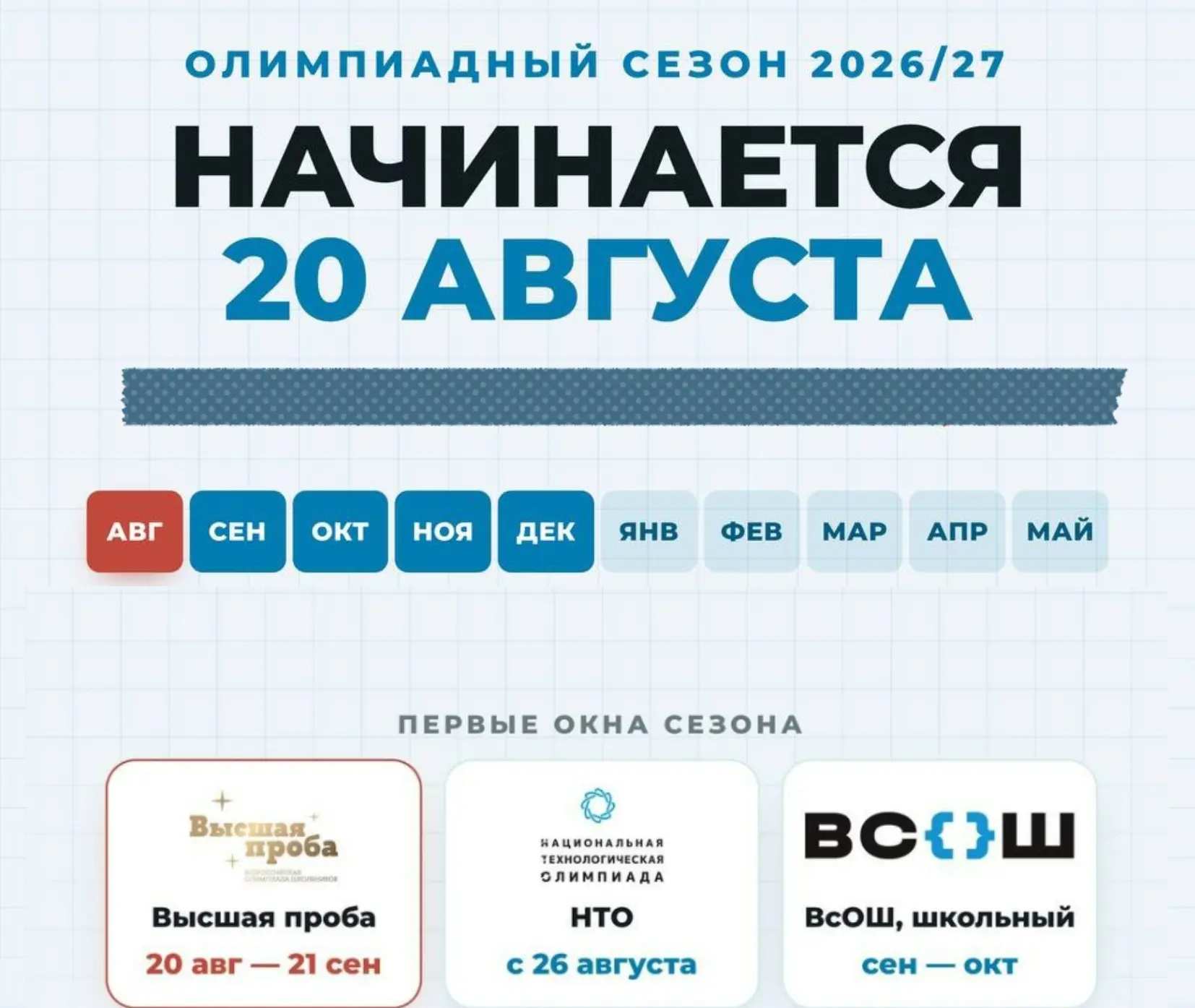 Олимпиада — это не «для избранных». Может, в этом году стоит попробовать?
