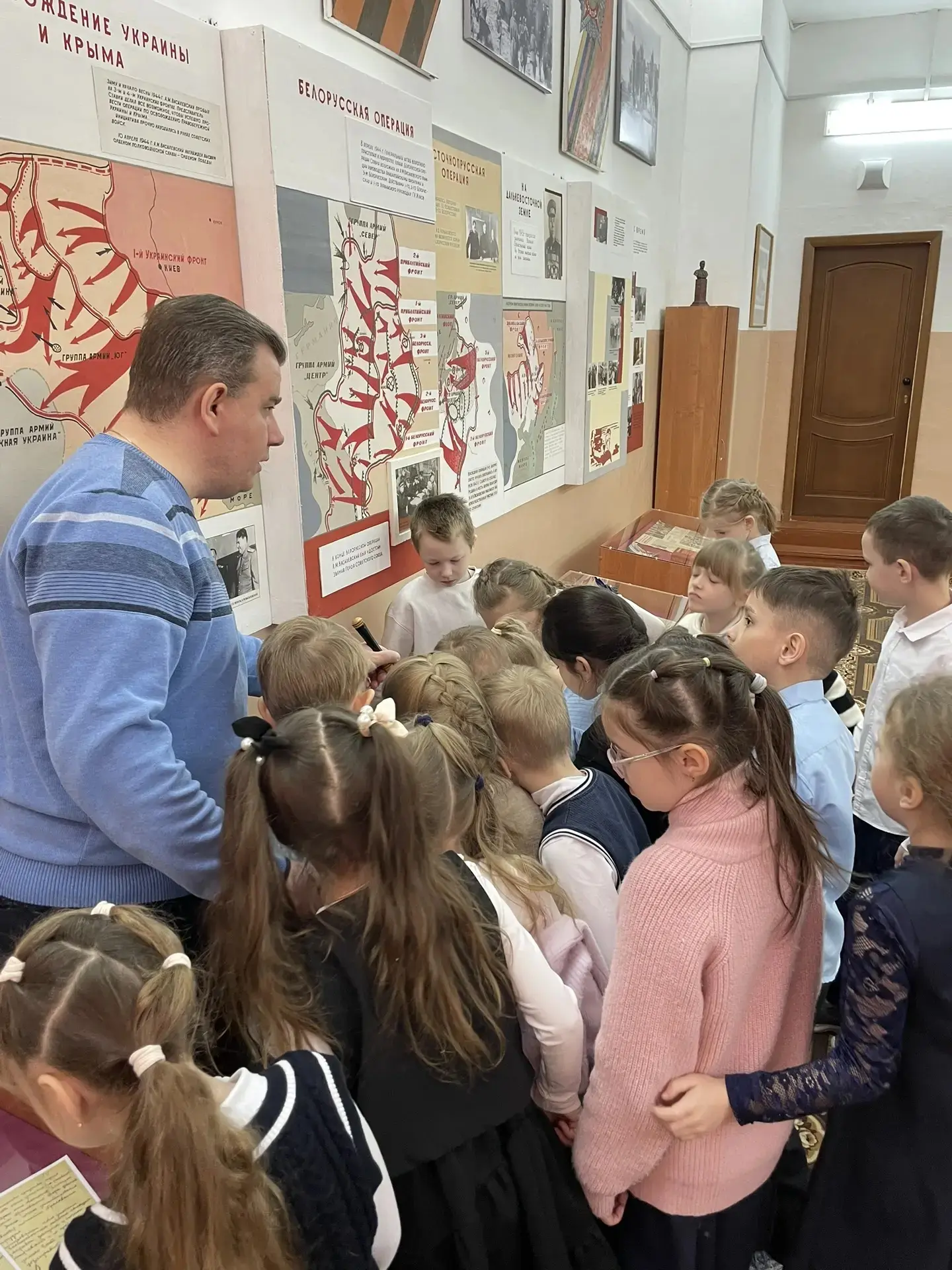 В рамках военно-патриотического месячника, на этой неделе Музей Маршала А.М. Василевского впервые по