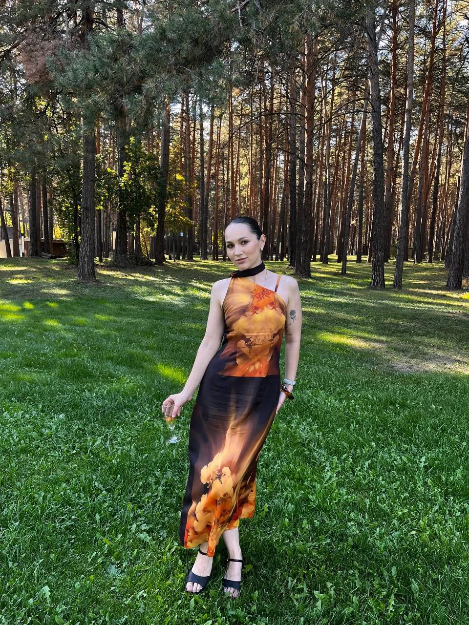 Спасибо за ткань,  платье для дочери😊