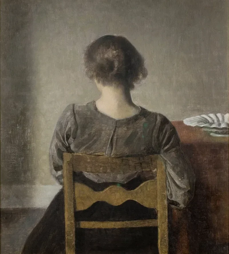 Вильгельм Хаммерсхёй, «Отдых» (1905 г.)
