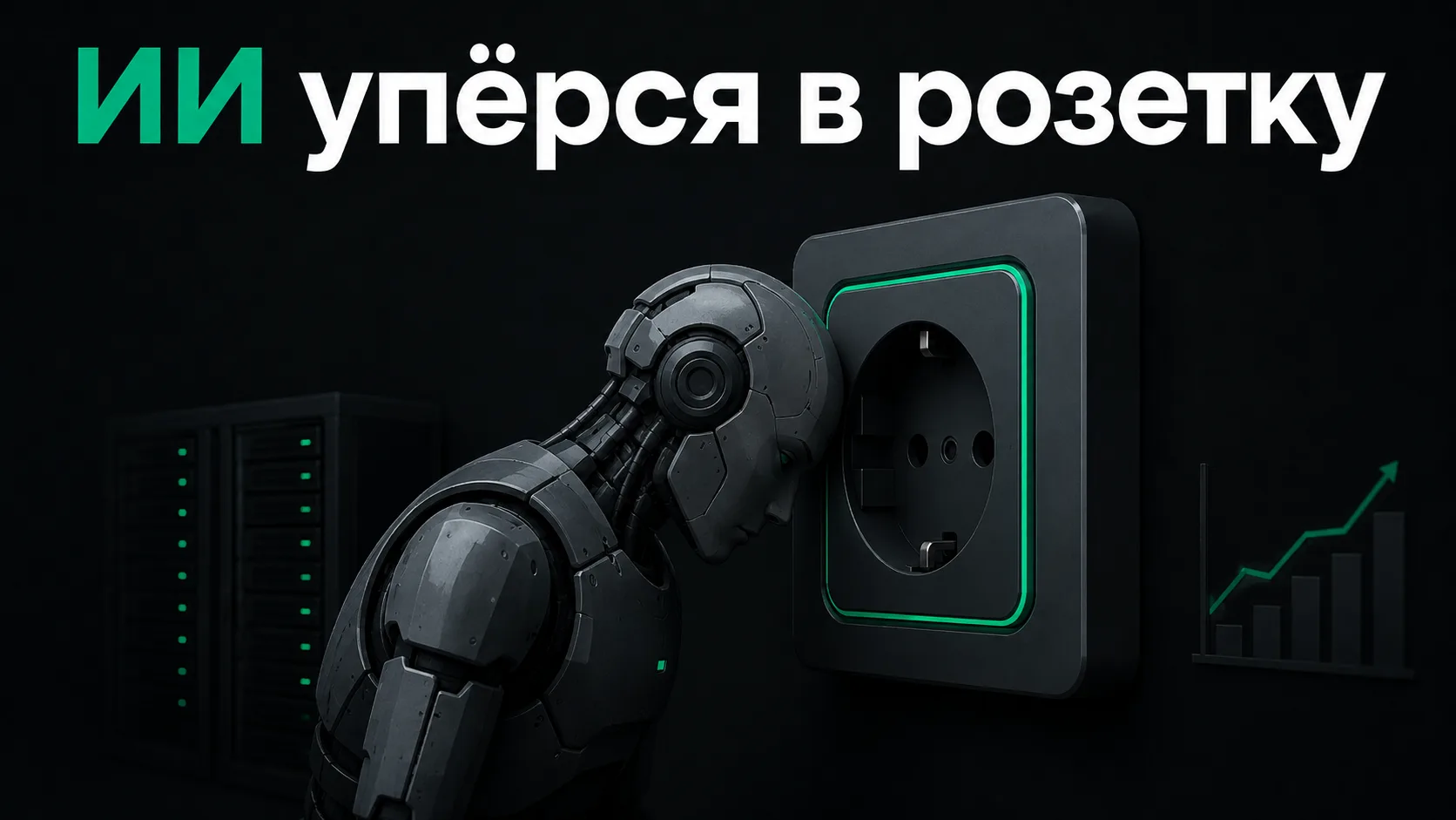 ИИ упёрся в розетку

У ИИ есть неприятная взрослая сторона, о которой редко говорят на красивых през