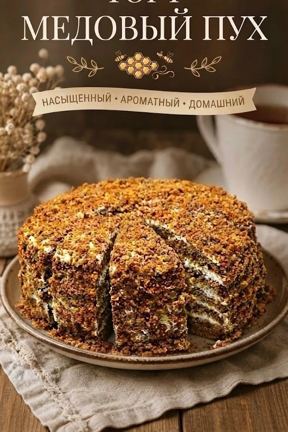 Торт "Медовый Пух"