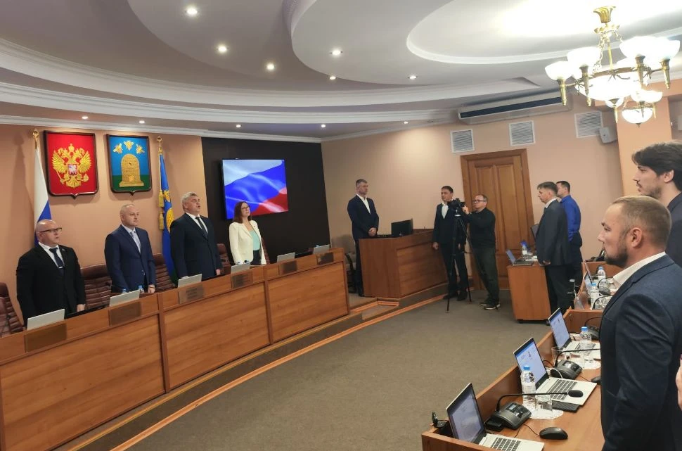 Началось очередное 12-е заседание Тамбовской городской Думы.