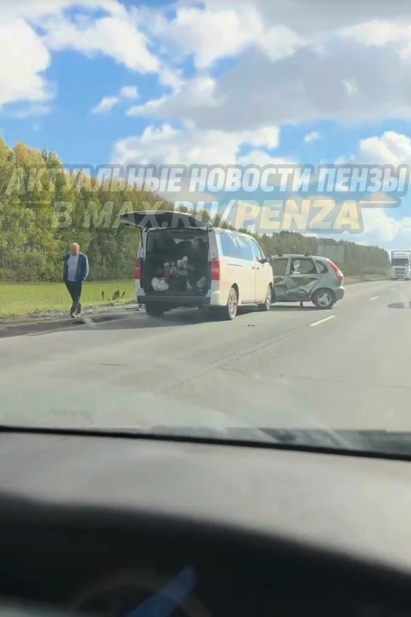 Недалеко от Иссы ДТП на трассе.