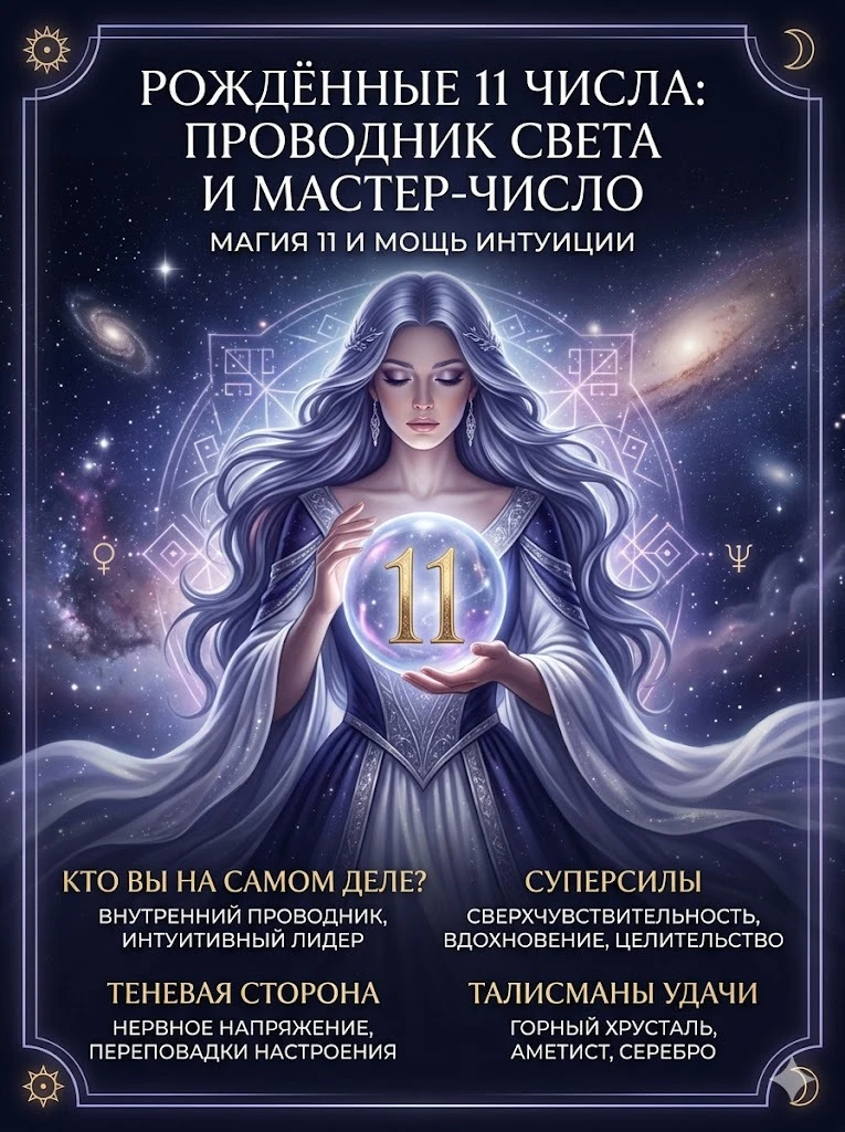 🔮 Проводник Света: Магия числа 11