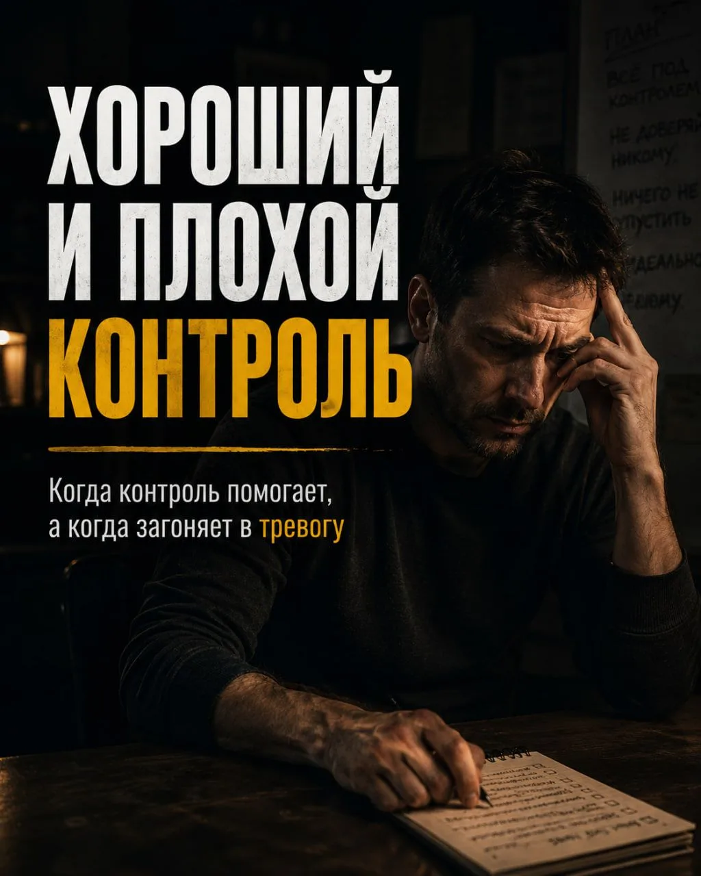 Контроль «хороший» и «плохой»

Мозг довольно скверно справляется с неопределённостью: когда непонятн