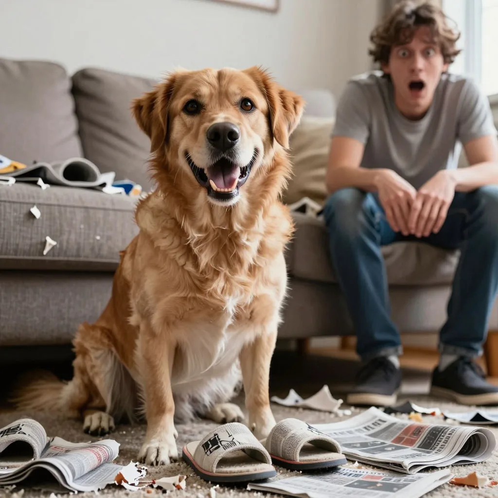 🐕 Лай, грызёт, роет: почему собака творит этот хаос и как вернуть мир в дом