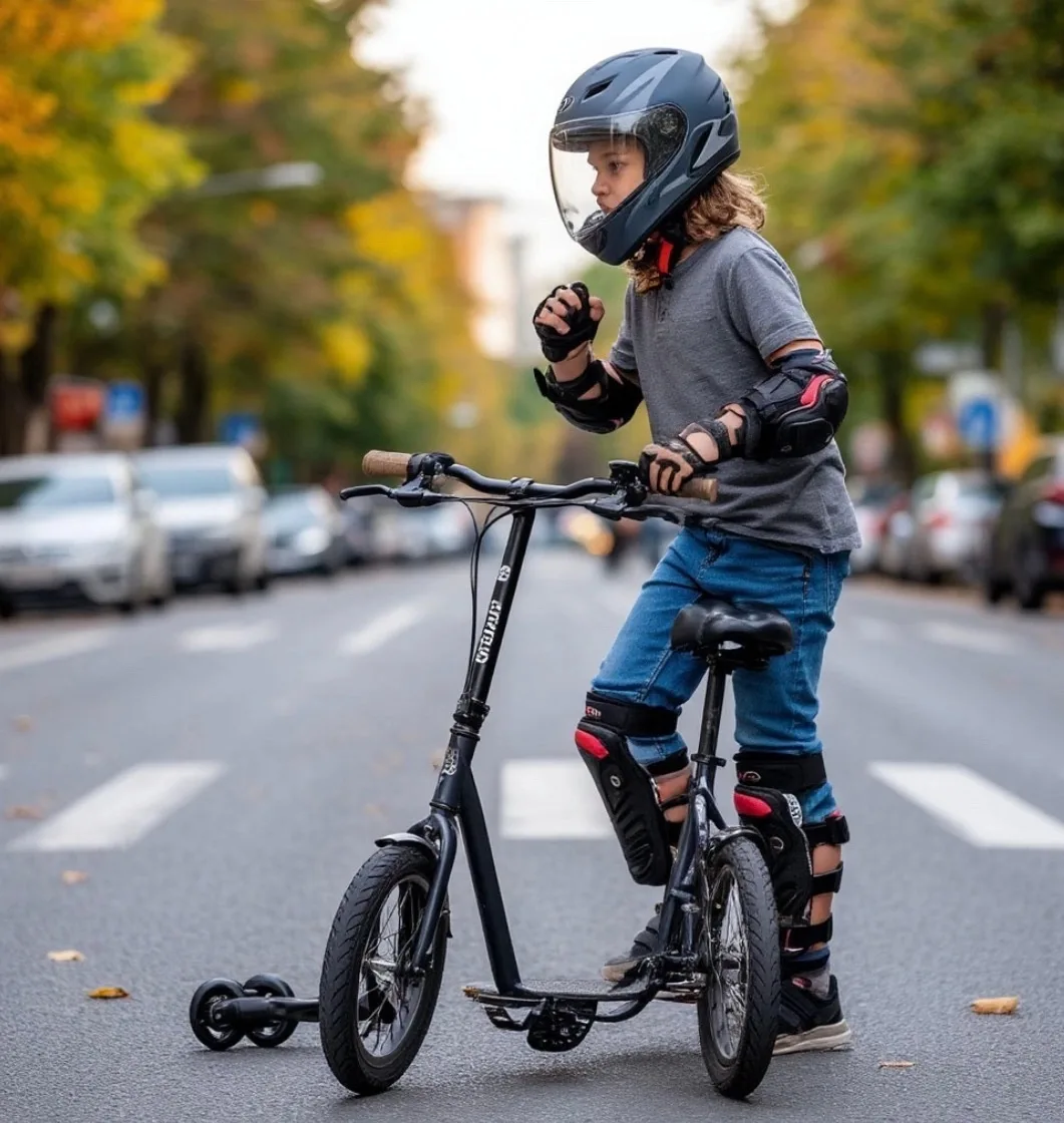🛴 Самокат и велосипед — не игрушки

Шлем — не для слабаков, а для тех, кто хочет доехать до сентябр