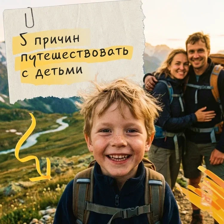 🧳 Кажется, что с детьми в путешествии — одни хлопоты. Но что, если поездка станет для ...
